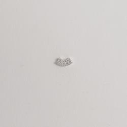 Piercing haste zircônias navetes 9mm