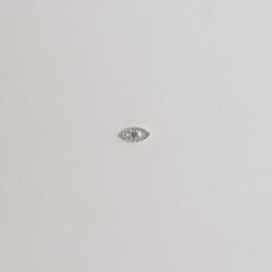 Piercing haste olho cravejado 7mm