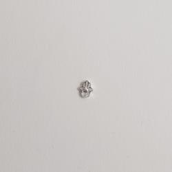 Piercing haste mão com zircônia 7mm