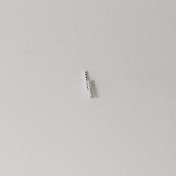 Piercing haste palitos fio bolinha e cravejado 11mm orelha esquerda