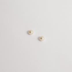 Brinco pérola redonda 8mm