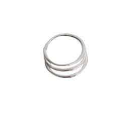 Piercing argola 11mm detalhe 2 fios