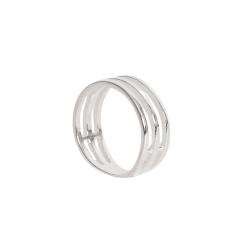 Anel 3 fios lisos