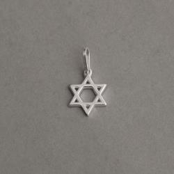 Pingente estrela de Davi 12mm