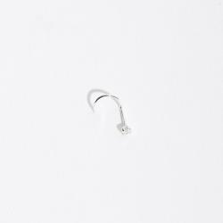 Piercing nariz zircônia cristal 2mm