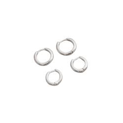 Dupla argolas click 9 e 10mm fio meia cana