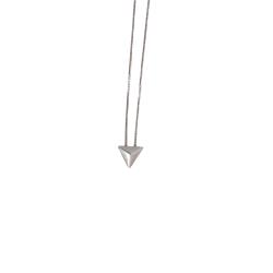 Colar triângulo invertido 9mm 45cm