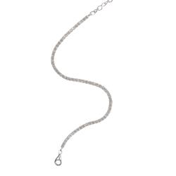 Pulseira Riviera cristal 2mm 15,5cm com alongadora