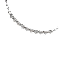 Pulseira entremeio corações corrente cartier