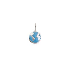 Pingente planeta Terra 12mm resina