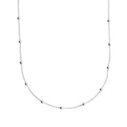 Corrente cartier com bolas 3.0 50cm