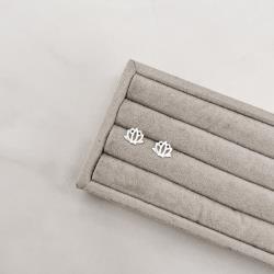 Brinco flor de lótus 8mm