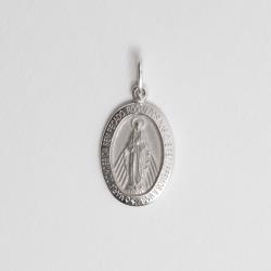 Pingente medalha dupla face Nsa. Sra. das Graças 16mm