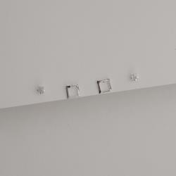 Dupla zircônia quadrada 3mm e quadrado vazado 6mm