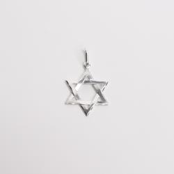 Pingente estrela de Davi 22mm