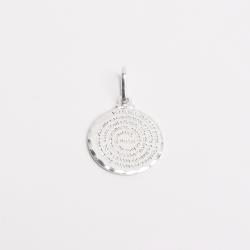 Pingente medalha Ave Maria 15mm