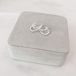 Brinco 2 voltas detalhe cravejado 19mm